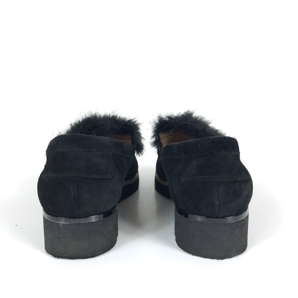 SOLD Franco Sarto Black Suede Cyrus Loafer - Picture 4 of 6